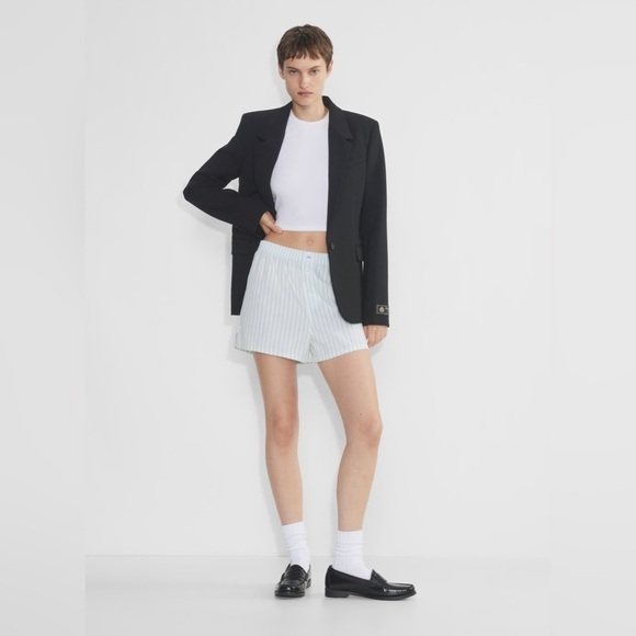Aritzia | Tna Dally Poplin Boxer Short - Picture 2 of 11
